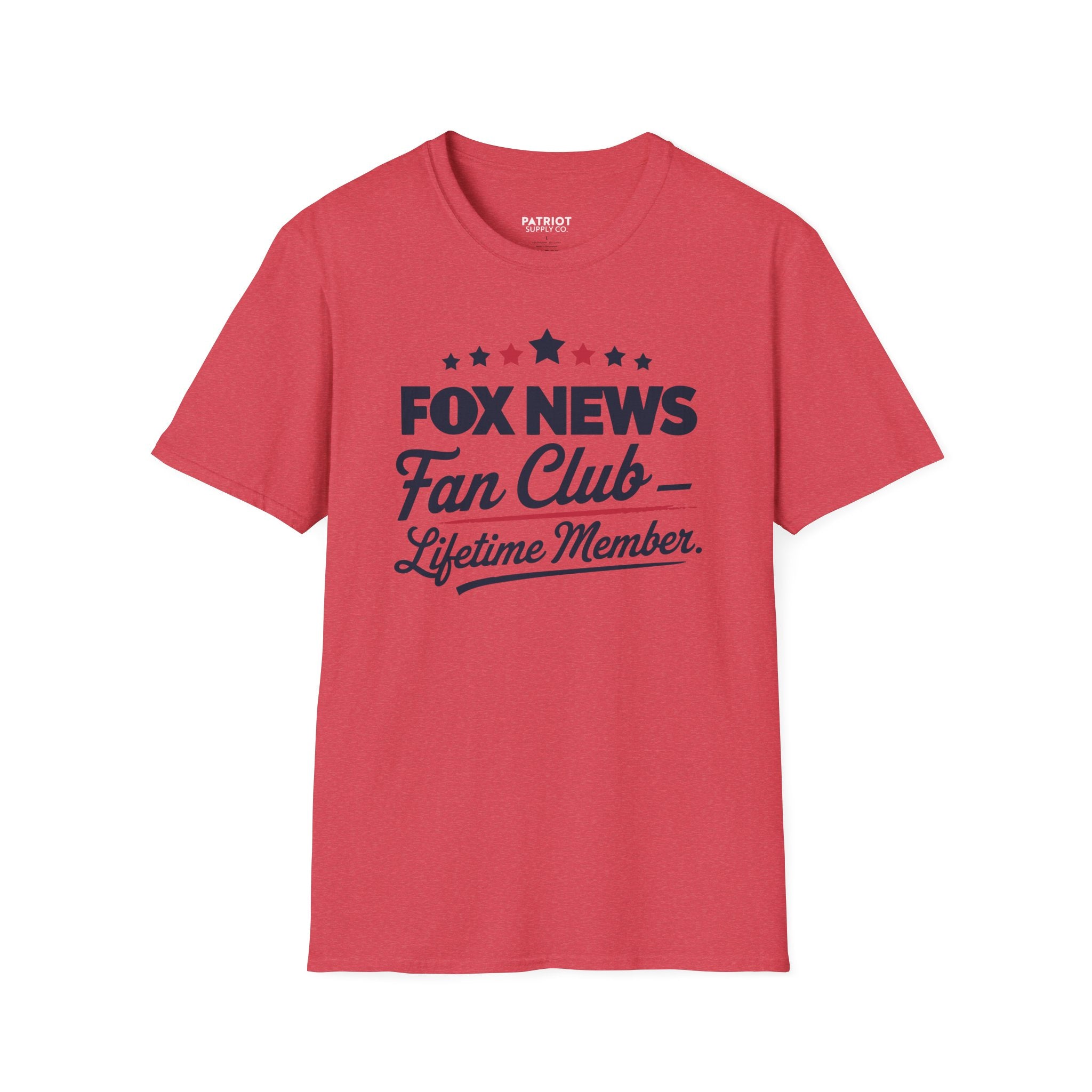 Fox News Fan Club Lifetime Member - Conservative Media Pride T-Shirt
