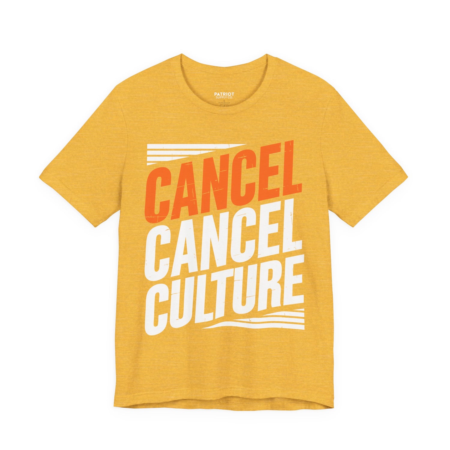 Cancel Culture Statement T-Shirt - Anti-Cancel Culture Conservative Tee | Free Speech Defense Apparel
