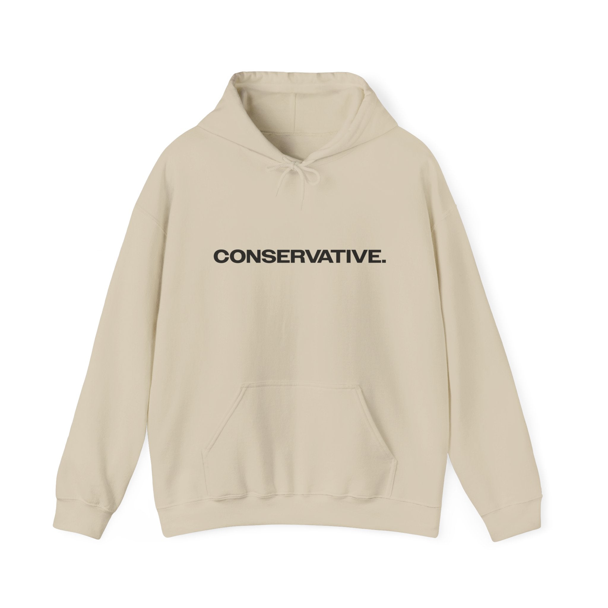 Conservative Message Hooded Sweatshirt - Patriotic Statement Comfort Wear