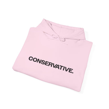 Conservative Message Hooded Sweatshirt - Patriotic Statement Comfort Wear