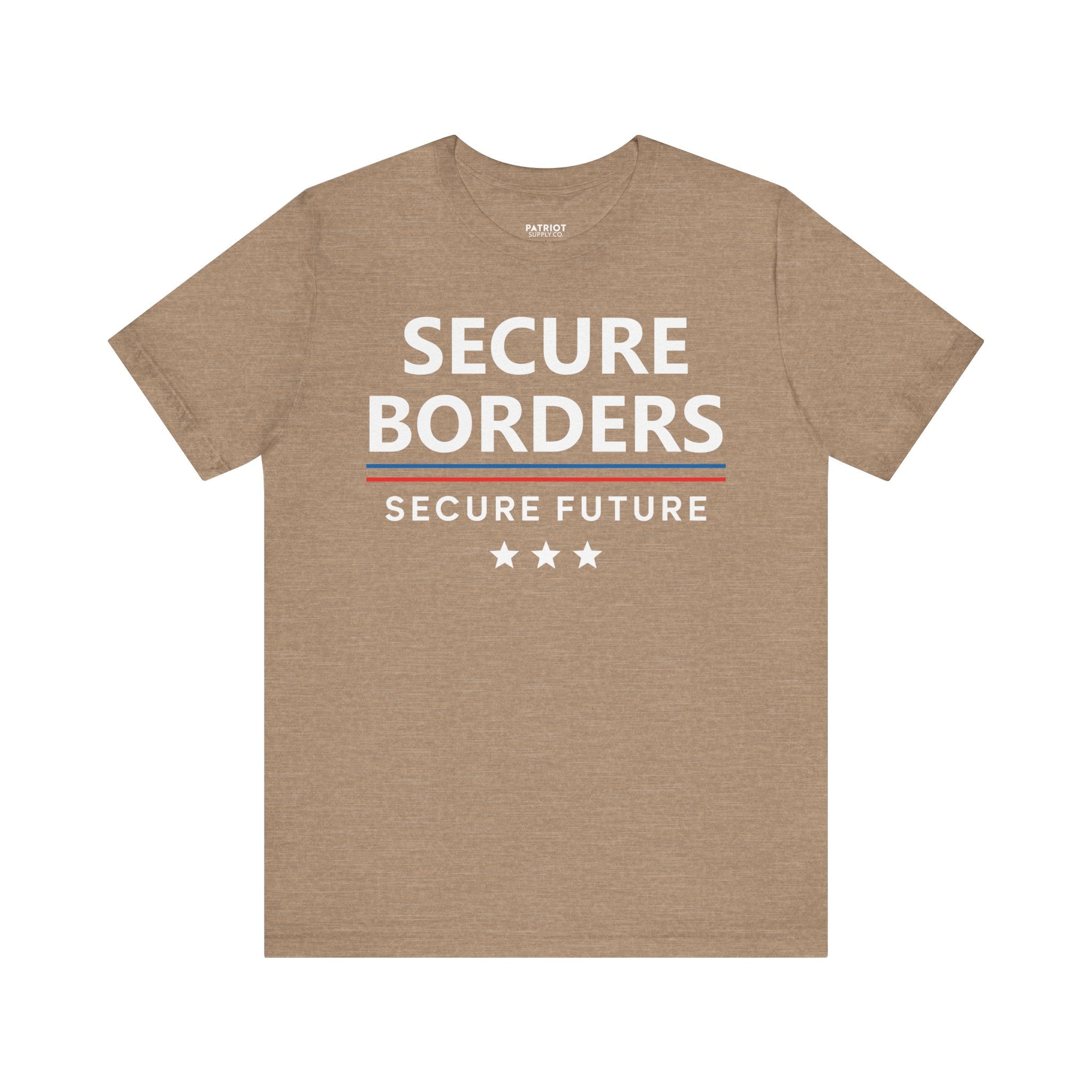 Secure Borders T-Shirt - Immigration Control Statement Tee | Conservative Border Security Apparel