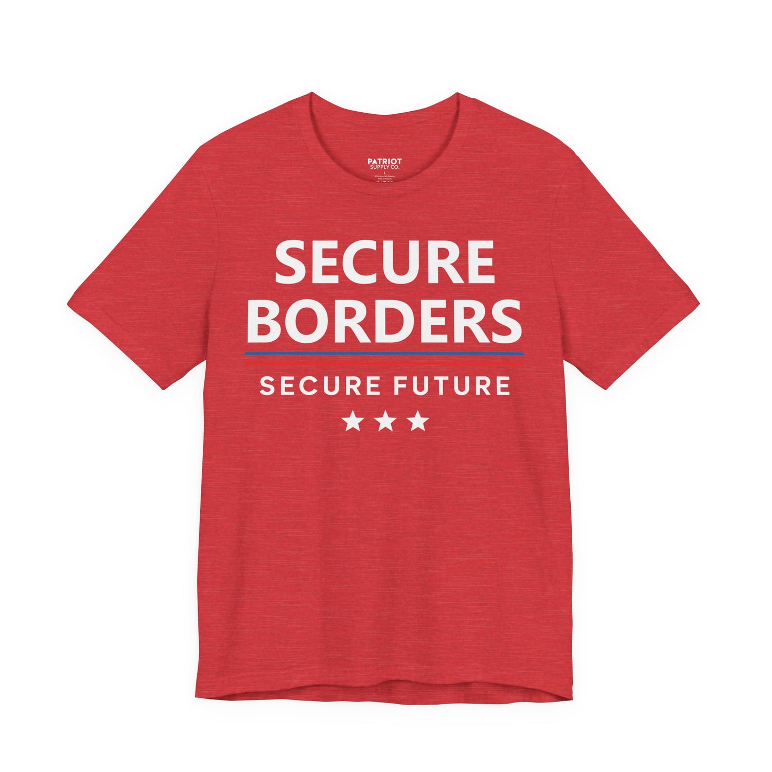 Secure Borders T-Shirt - Immigration Control Statement Tee | Conservative Border Security Apparel