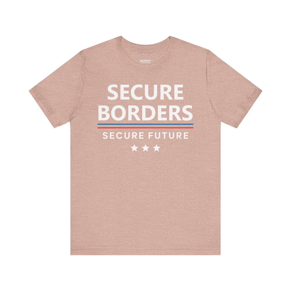 Secure Borders T-Shirt - Immigration Control Statement Tee | Conservative Border Security Apparel