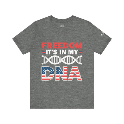 Freedom DNA T-Shirt - Patriotic Independence Day Tee | Conservative American Pride Apparel - Patriot Supply Co.