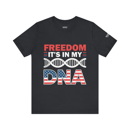 Freedom DNA T-Shirt - Patriotic Independence Day Tee | Conservative American Pride Apparel - Patriot Supply Co.