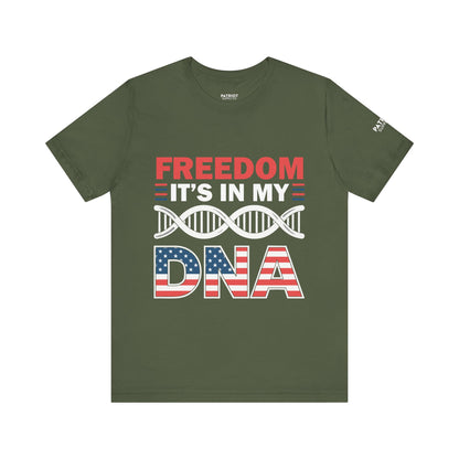 Freedom DNA T-Shirt - Patriotic Independence Day Tee | Conservative American Pride Apparel - Patriot Supply Co.