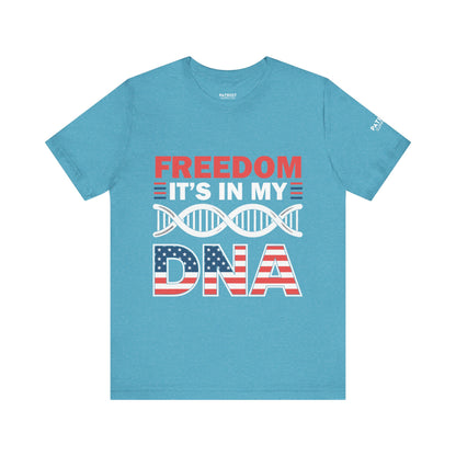 Freedom DNA T-Shirt - Patriotic Independence Day Tee | Conservative American Pride Apparel - Patriot Supply Co.