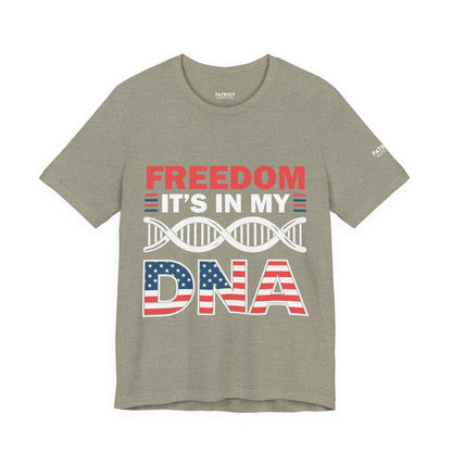 Freedom DNA T-Shirt - Patriotic Independence Day Tee | Conservative American Pride Apparel - Patriot Supply Co.