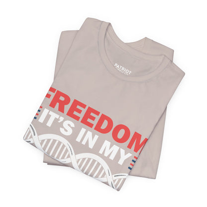 Freedom DNA T-Shirt - Patriotic Independence Day Tee | Conservative American Pride Apparel - Patriot Supply Co.