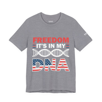 Freedom DNA T-Shirt - Patriotic Independence Day Tee | Conservative American Pride Apparel - Patriot Supply Co.