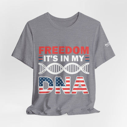 Freedom DNA T-Shirt - Patriotic Independence Day Tee | Conservative American Pride Apparel - Patriot Supply Co.
