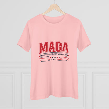 MAGA My Attitude Gets Attention Women&