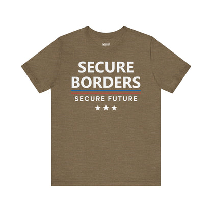 Secure Borders T-Shirt - Immigration Control Statement Tee | Conservative Border Security Apparel - Patriot Supply Co.