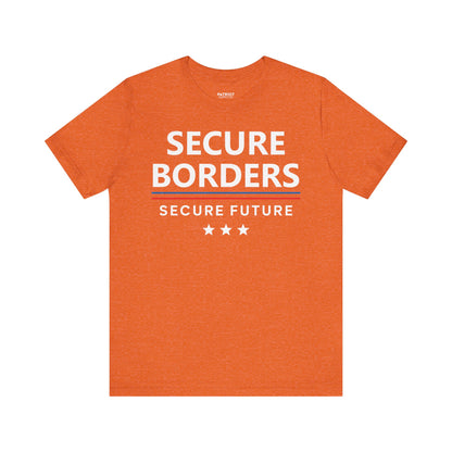 Secure Borders T-Shirt - Immigration Control Statement Tee | Conservative Border Security Apparel - Patriot Supply Co.