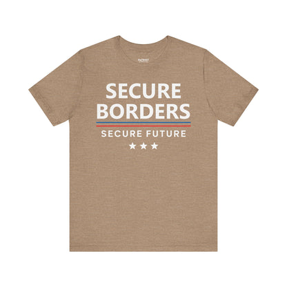 Secure Borders T-Shirt - Immigration Control Statement Tee | Conservative Border Security Apparel - Patriot Supply Co.