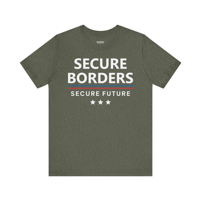 Secure Borders T-Shirt - Immigration Control Statement Tee | Conservative Border Security Apparel - Patriot Supply Co.
