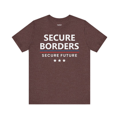 Secure Borders T-Shirt - Immigration Control Statement Tee | Conservative Border Security Apparel - Patriot Supply Co.