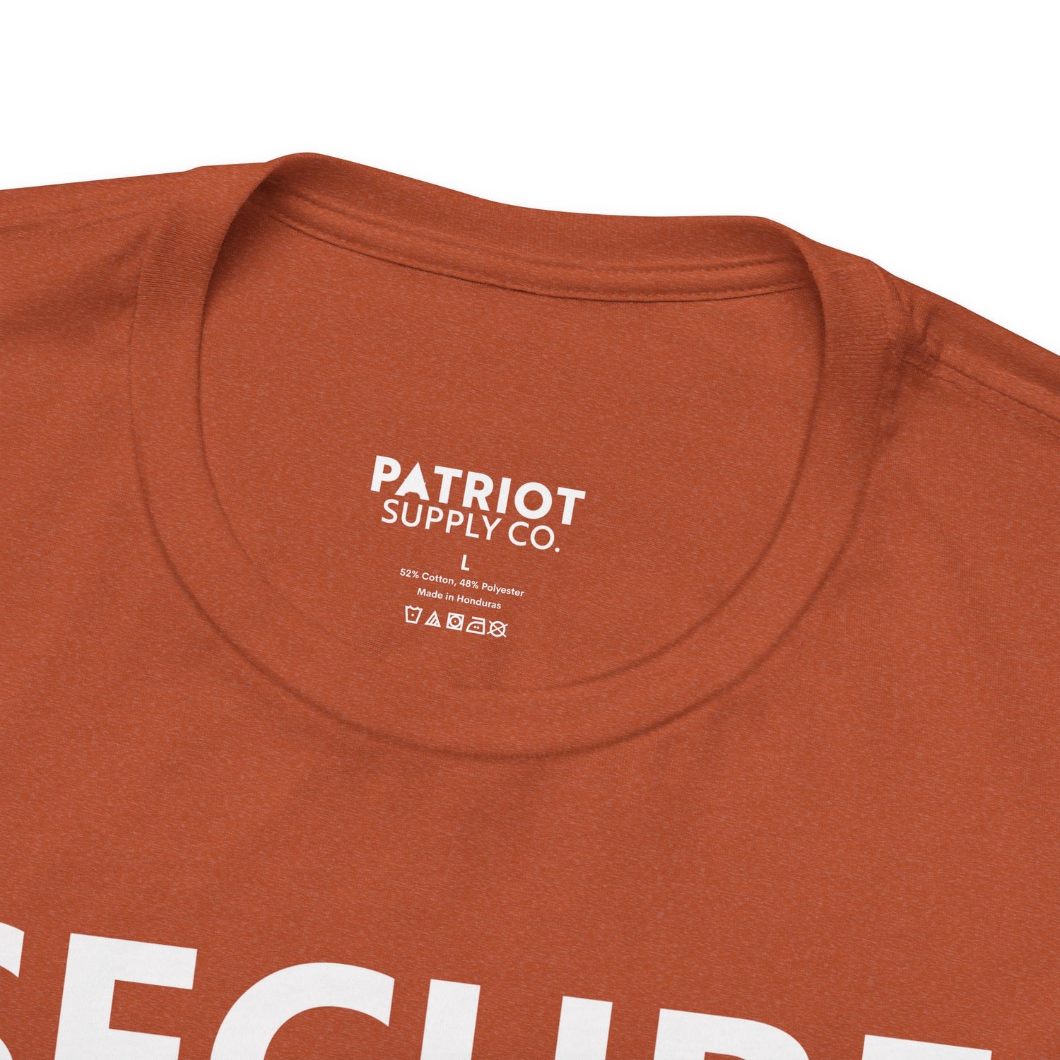 Secure Borders T-Shirt - Immigration Control Statement Tee | Conservative Border Security Apparel - Patriot Supply Co.