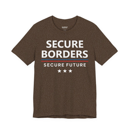 Secure Borders T-Shirt - Immigration Control Statement Tee | Conservative Border Security Apparel - Patriot Supply Co.