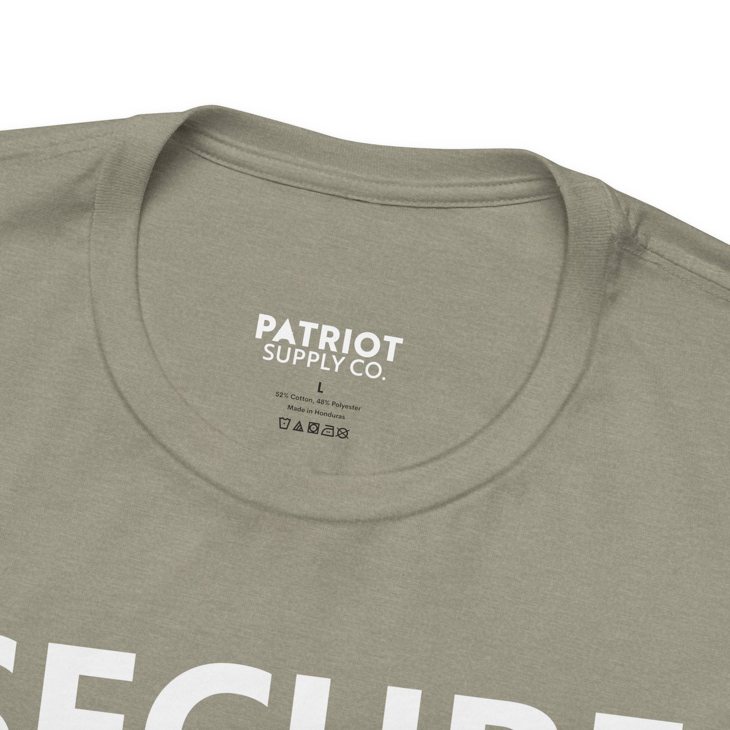 Secure Borders T-Shirt - Immigration Control Statement Tee | Conservative Border Security Apparel - Patriot Supply Co.