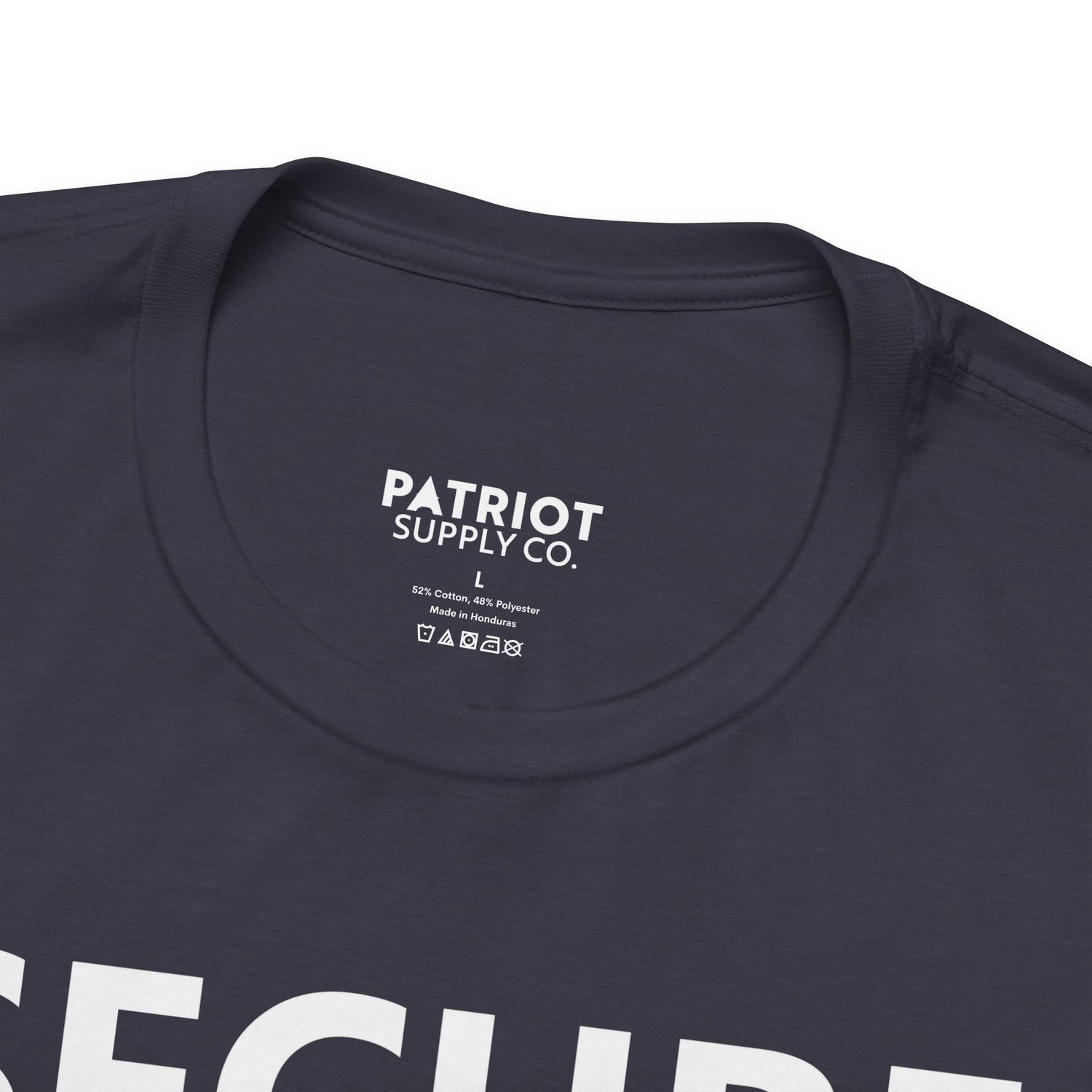 Secure Borders T-Shirt - Immigration Control Statement Tee | Conservative Border Security Apparel - Patriot Supply Co.