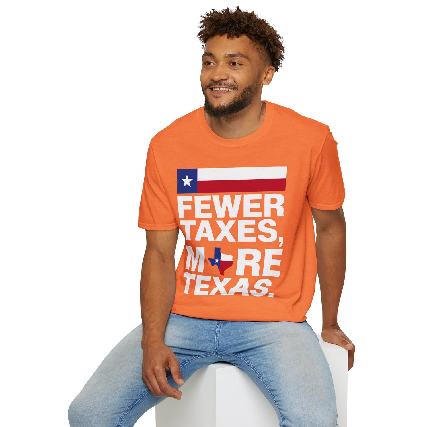 Fewer Taxes More Texas T-Shirt - Conservative Texas Pride Tee | Anti-Tax Lone Star State Apparel - Patriot Supply Co.