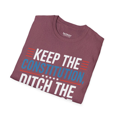 Keep The Constitution Ditch The Nonsense - Constitutional Conservative Statement T-Shirt - Patriot Supply Co.