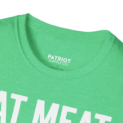 Eat Meat, Burn Coal, Stay Free - Conservative Freedom Statement T-Shirt - Patriot Supply Co.