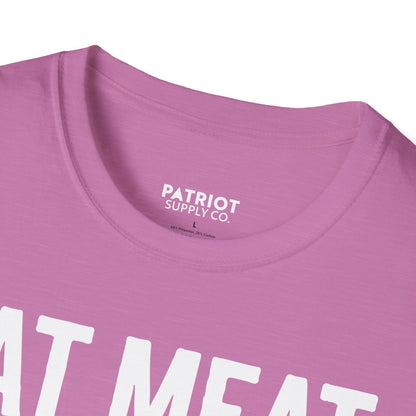Eat Meat, Burn Coal, Stay Free - Conservative Freedom Statement T-Shirt - Patriot Supply Co.