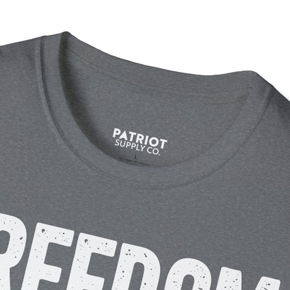 Freedom Over Faucets - Conservative Statement T-Shirt for Constitutional Rights - Patriot Supply Co.