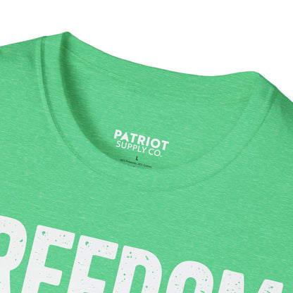 Freedom Over Faucets - Conservative Statement T-Shirt for Constitutional Rights - Patriot Supply Co.