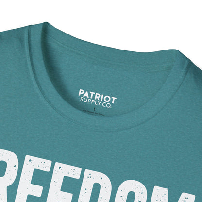 Freedom Over Faucets - Conservative Statement T-Shirt for Constitutional Rights - Patriot Supply Co.
