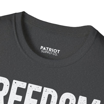 Freedom Over Faucets - Conservative Statement T-Shirt for Constitutional Rights - Patriot Supply Co.