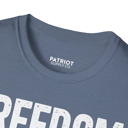 Freedom Over Faucets - Conservative Statement T-Shirt for Constitutional Rights - Patriot Supply Co.