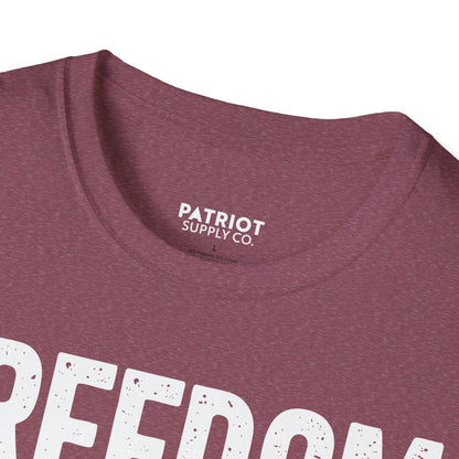 Freedom Over Faucets - Conservative Statement T-Shirt for Constitutional Rights - Patriot Supply Co.