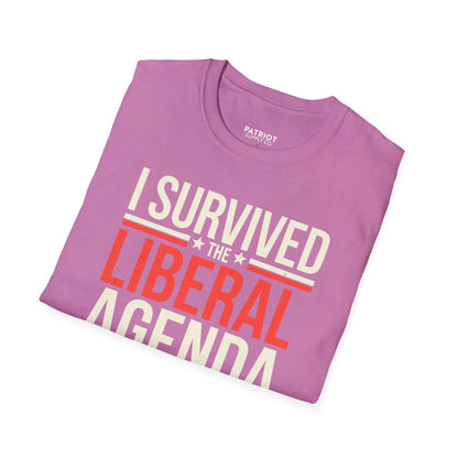 I Survived the Liberal Agenda - Conservative Victory Statement T-Shirt - Patriot Supply Co.
