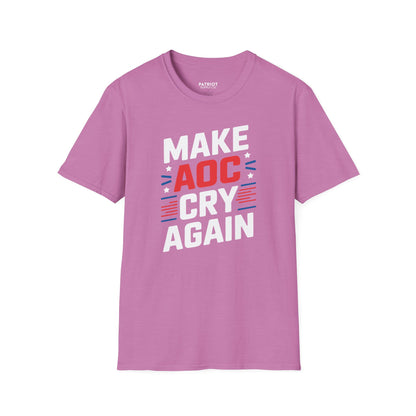 Make AOC Cry Again - Conservative Anti-Socialist Statement T-Shirt - Patriot Supply Co.