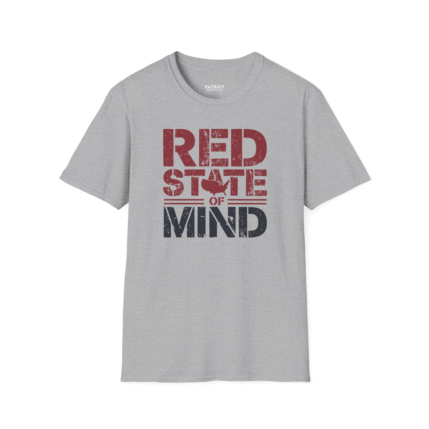 Red State of Mind - Conservative Pride Statement T-Shirt - Patriot Supply Co.