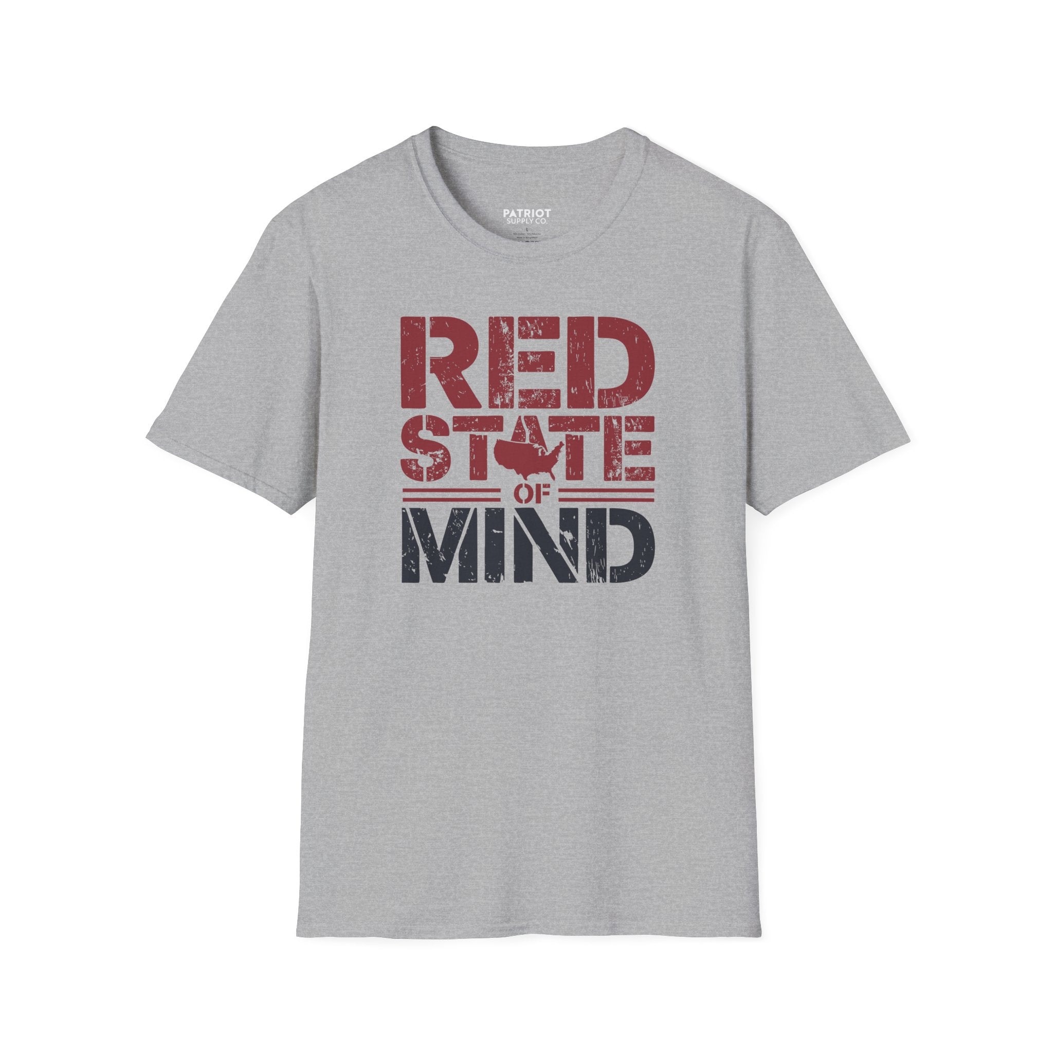 Red State of Mind - Conservative Pride Statement T-Shirt - Patriot Supply Co.