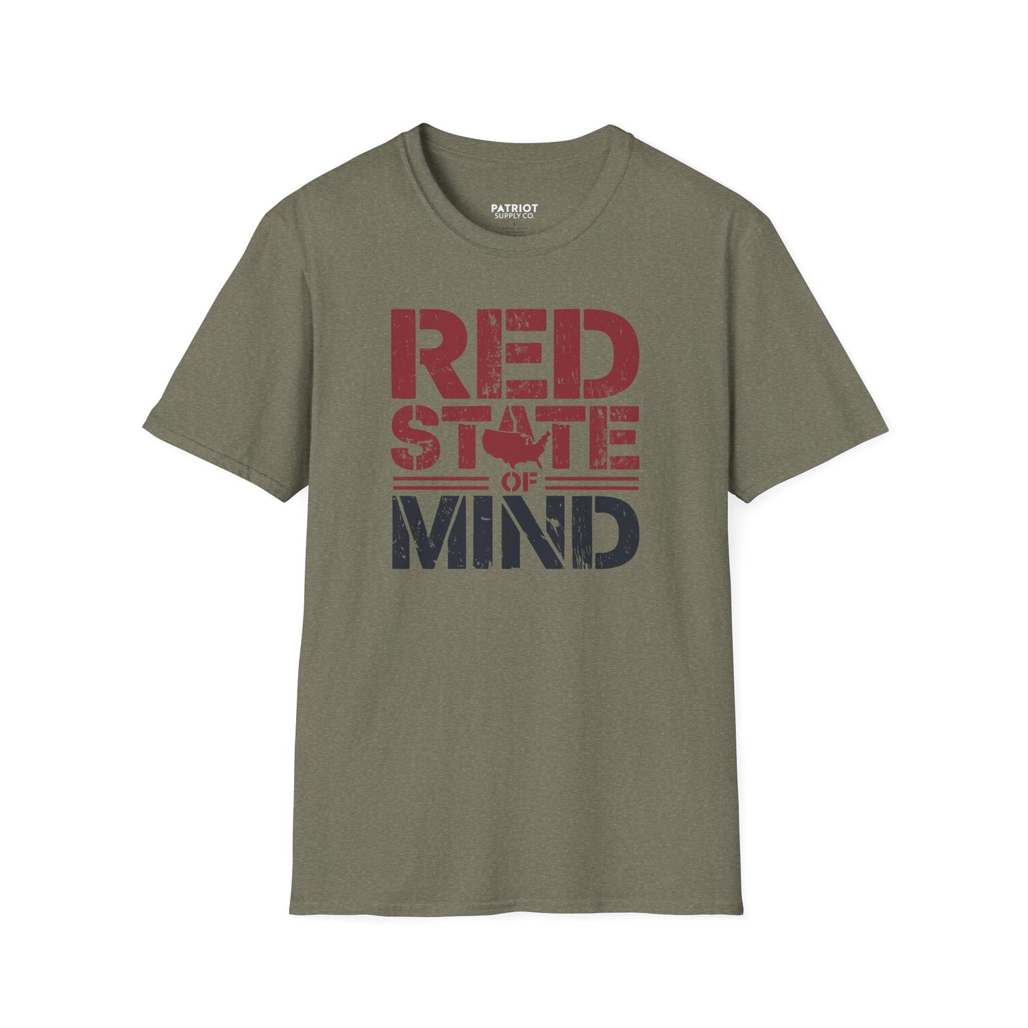 Red State of Mind - Conservative Pride Statement T-Shirt - Patriot Supply Co.