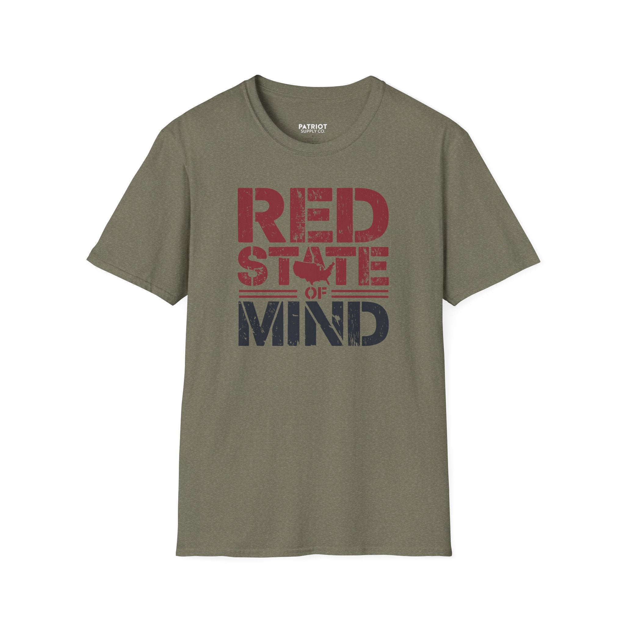 Red State of Mind - Conservative Pride Statement T-Shirt - Patriot Supply Co.