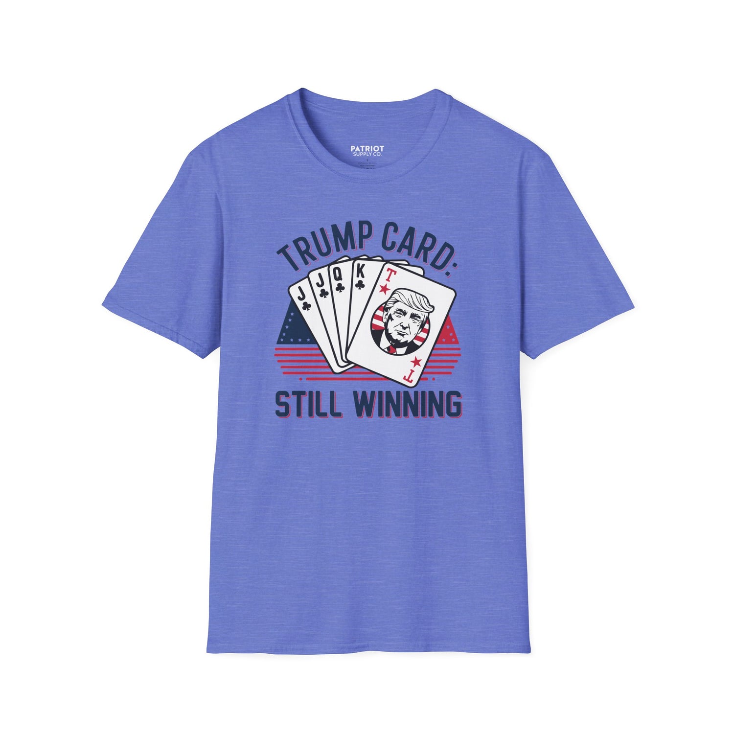 Trump Card Still Winning Unisex Softstyle T-Shirt | Political Humor Tee, Gift for Political Enthusiasts, Casual Wear, Birthday [...] - Patriot Supply Co.