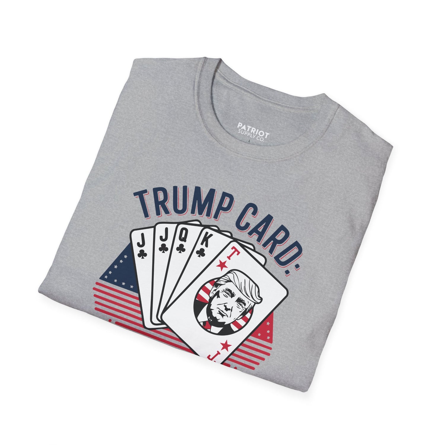 Trump Card Still Winning Unisex Softstyle T-Shirt | Political Humor Tee, Gift for Political Enthusiasts, Casual Wear, Birthday [...] - Patriot Supply Co.