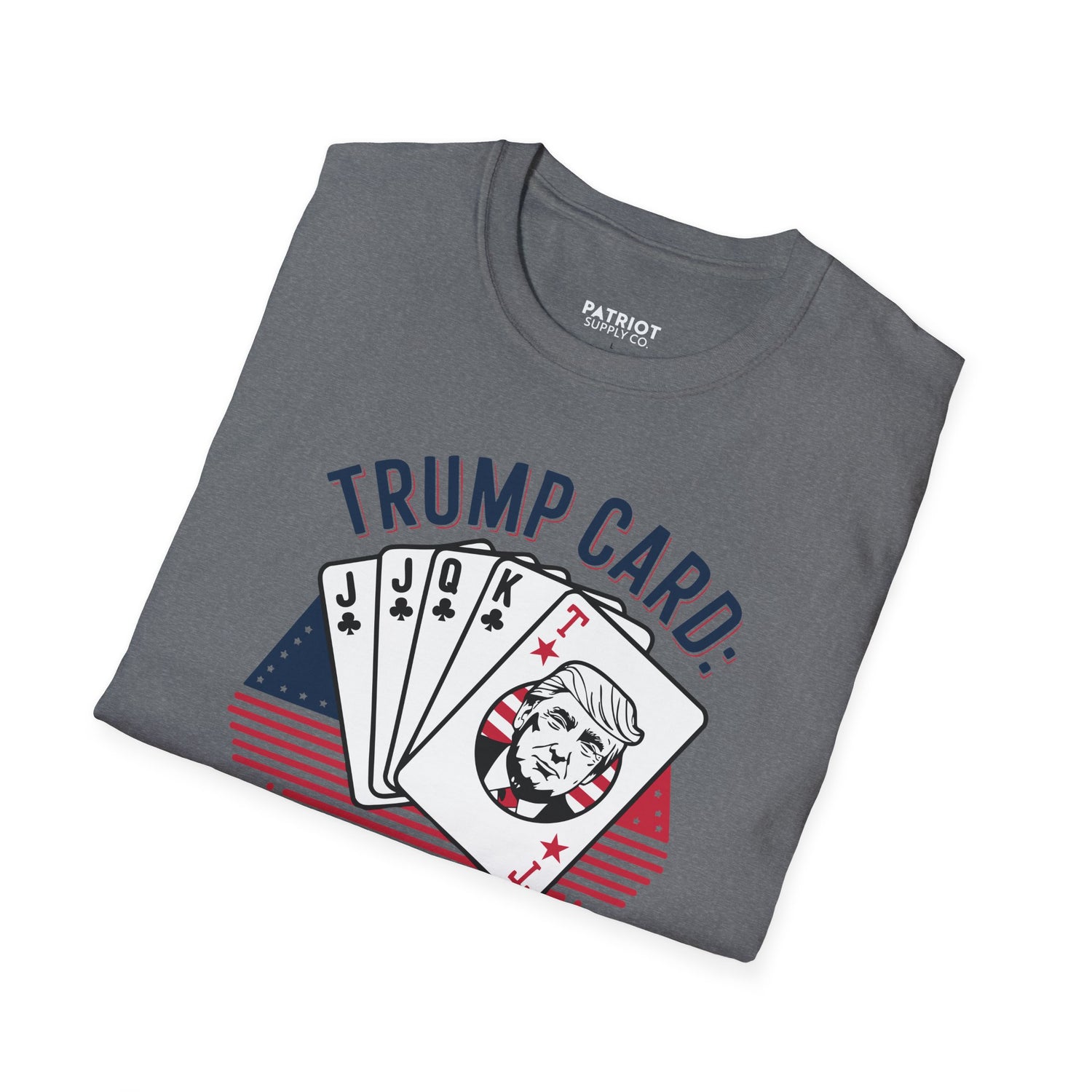 Trump Card Still Winning Unisex Softstyle T-Shirt | Political Humor Tee, Gift for Political Enthusiasts, Casual Wear, Birthday [...] - Patriot Supply Co.