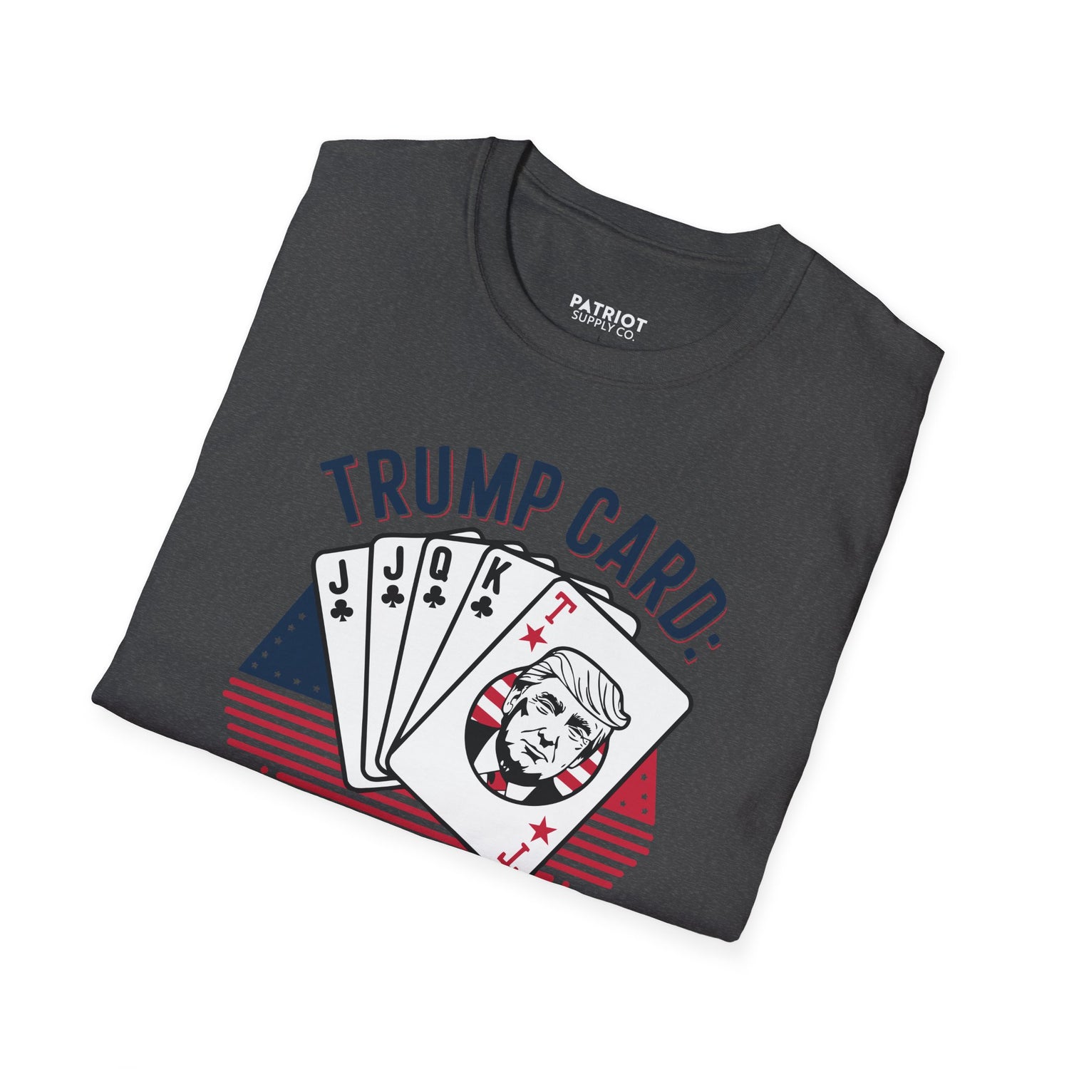Trump Card Still Winning Unisex Softstyle T-Shirt | Political Humor Tee, Gift for Political Enthusiasts, Casual Wear, Birthday [...] - Patriot Supply Co.