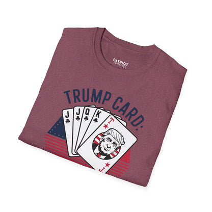 Trump Card Still Winning Unisex Softstyle T-Shirt | Political Humor Tee, Gift for Political Enthusiasts, Casual Wear, Birthday [...] - Patriot Supply Co.